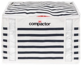 Кутия за съхранение на дрехи Medium Mariniere 3D Vacuum Bag, 125 л - Compactor