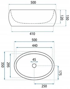 Мивка за плот Basaro Aurora