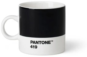 Черна керамична чаша за еспресо 120 ml Espresso Black 419 - Pantone