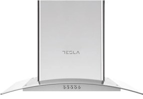 Абсорбатор Tesla DD600SG, 190W, 500 m3/h, 1 мотор, Алуминиев филтър, 3 скорости, 55 dB, Инокс/Стъкло