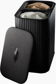 Черен бамбуков кош за пране 2x45 l Tota Luxe – Joseph Joseph