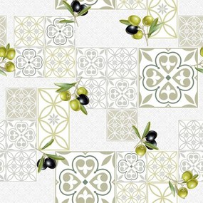 Измиваема покривка за маса от PVC ø 160 cm Andalousie – douceur d'intérieur