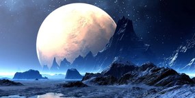 Картина на платно – Фантастичен пейзаж