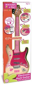 Bontempi - Електрическа китара с презрамка и микрофон I Girl
