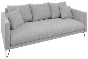 Светлосив шенилов диван 200 cm Freya – Ropez