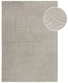 Сив вълнен килим , 120 x 170 cm Zen Garden - Flair Rugs