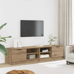 856857 vidaXL Комплект шкаф за телевизор от 2 части Дъб Artisan 80x35x36,5 cm