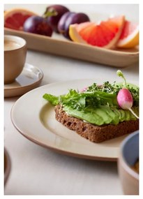 Бежова десертна чиния от керамика ø 22 cm - Bitz