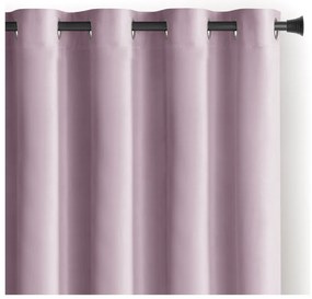 Светлорозово затъмняващо перде 140x245 cm Eyelets – Restilo