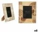 Рамка за снимки Бял Кафяв Дърво манго Дървото на живота 22,3 x 28 x 1,5 cm (6 броя)