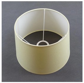 Универсален резервен абажур LORENZO E27 16x26 см бежов