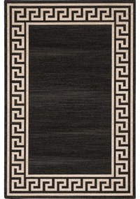 Тъмносив вълнен килим 133x180 cm Cesar - Agnella