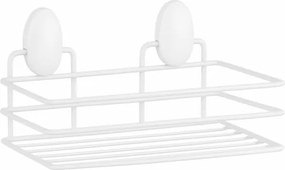 Етажерка за баня Metalife DB-718, 24х11х9 см, 1 ниво, Бял