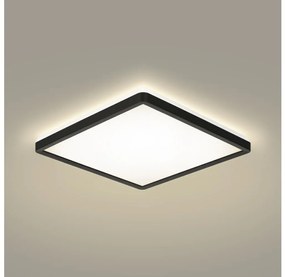 Brilagi - LED Лампа за баня ULTRA SLIM LED/18W/230V 30x30 см черен IP54