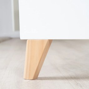 Бяло детско креватче 60x120 cm Léon – Roba