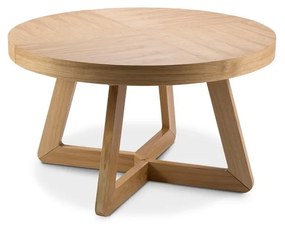 Сгъваема маса с дъбови крака, ø 130 cm Bodil - Windsor &amp; Co Sofas