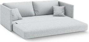 Светлосив шенилов сгъваем диван 209 cm Shannon – Cosmopolitan Design