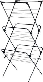 Вертикален сушилник за дрехи на 3 нива_простор за пране 61x58x136 cm