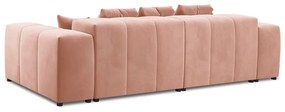 Розов кадифен диван 320 cm Rome Velvet - Cosmopolitan Design