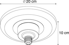 E27 LED декоративна крушка прозрачна 6W 430 lm 3000K