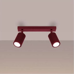 Brilagi - LED точково осветително тяло CRESTO 2xGU10/10W/230V бордо