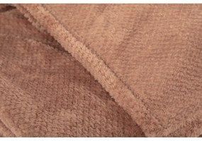 Кафяво одеяло от микроплюш 150x200 cm Pippa – Tiseco Home Studio