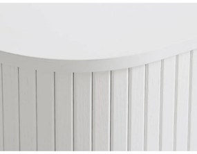 Бяла маса за телевизор 120x56x40 cm Nola – Unique Furniture