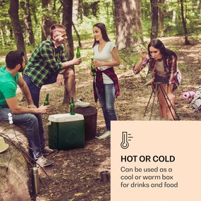 Klarstein BeerBelly 29, електрическа хладилна кутия, функция охлаждане и задържане на температурата, USB порт, режим ЕКО