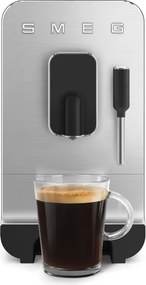 Еспресо машина SMEG Collezione BCC12BLMEU, 1350 W, 19 bar, 1.4 л, 8 функции, Вградена мелачка, Дюза за пара, Черен