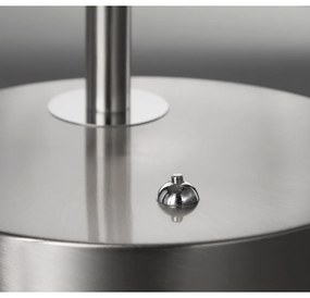 Метална LED затъмняваща се настолна лампа в сребрист цвят (височина 60 cm) Dent – Fischer &amp; Honsel