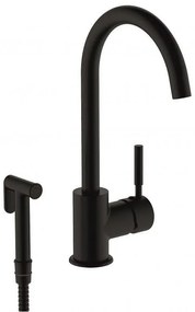 Стоящ смесител за кухня, Inter Ceramic, ICF 719612B, със слушалка