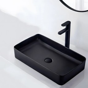 Умивалник за плот Rea Denis Black MAT