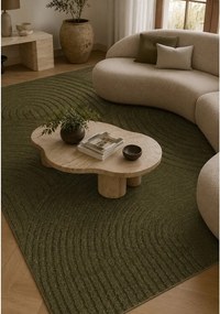 Тъмнозелен килим 120x170 cm Whirl – ESTE