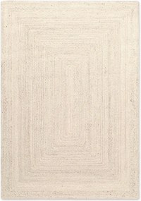Кремав двустранен/ръчно изработен ютен килим 200x300 cm Juno – Hanse Home