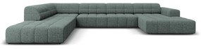 Тюркоазен ъглов диван (ляв ъгъл/U) Chicago - Cosmopolitan Design