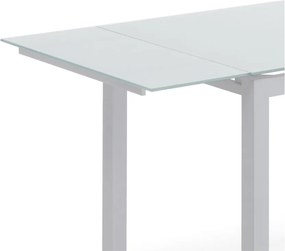 Сгъваема маса за хранене със стъклен плот 70x110 cm Fast - Tomasucci