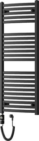 Mexen Helios електрически радиатор 1200 x 500 mm, 600 W, черен - W103-1200-500-2600-70