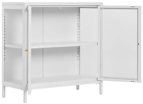 Бяла метална витрина 80x80 cm Dalby – House Nordic