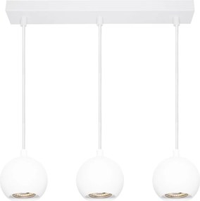 Osram - Полилей на кабел SPOT SPHERAL 3xGU10/6W/230V бял