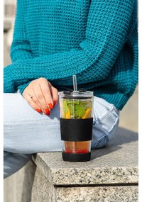 Черна термочаша 600 ml Fuori – Vialli Design