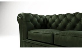 Тъмнозелен кадифен диван 184 cm Cambridge - Ropez