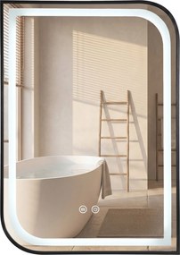 Огледало LED ZONE 80X60  BLACK