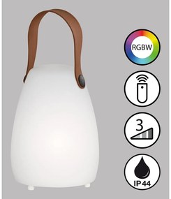 LED преносимо външно осветително тяло с дистанционно управление с USB ø 12 cm Ruby – Fischer &amp; Honsel