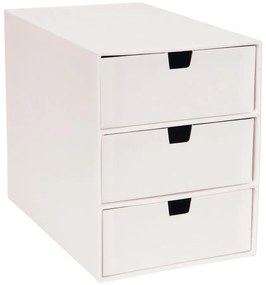 Бяла кутия за чекмеджета с 3 отделения Ingrid - Bigso Box of Sweden