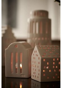 Бял керамичен свещник Urbania Lighthouse Smithy - Kähler Design