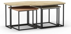 Масички за кафе в комплект от 3 бр. 60x111,5 cm Zoya – Marckeric