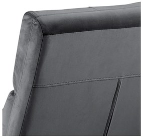 Сиво кадифено кресло Alba – Actona