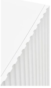 Бял скрин с чекмеджета , ширина 200 cm Doric - Teulat