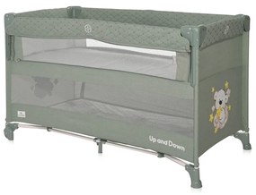 LORELLI Classic Кошара на 2 нива UP AND DOWN с падаща преграда ЛЕН ICEBERG GREEN TEDDY BEAR
