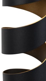 Moderne hanglamp zwart 4-lichts - Stream